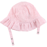 Broderi Anglaise Hat, Nordic Label, Rosa, 0-1 år
